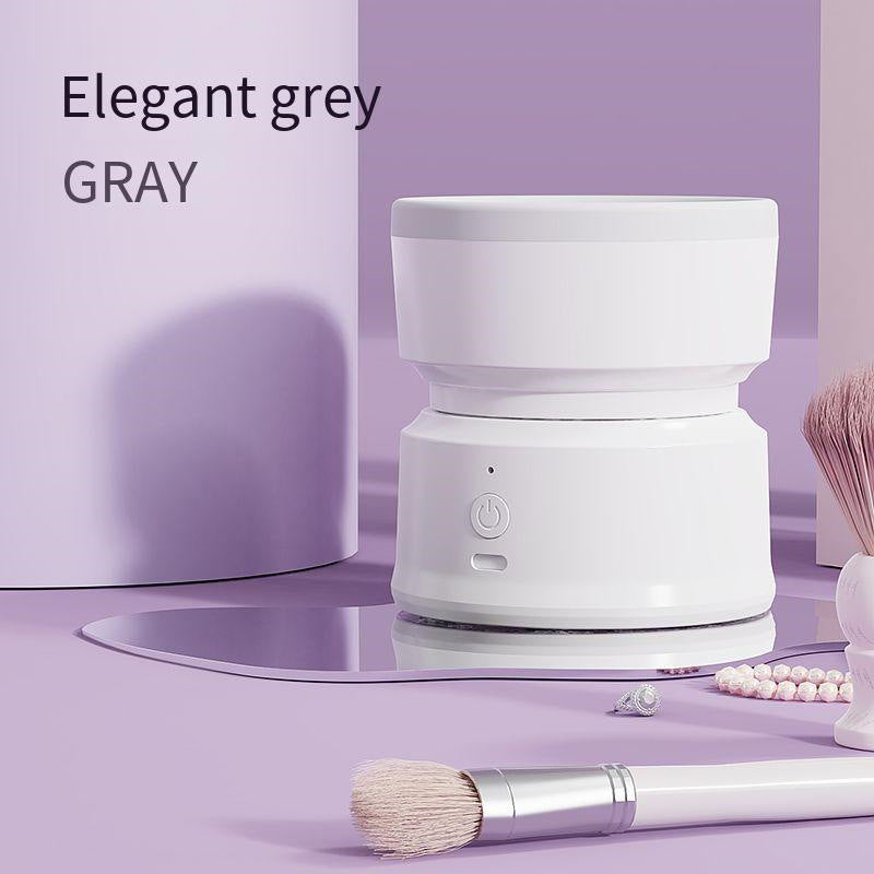 Noir Glow electric brush cleaner lifestyle shot