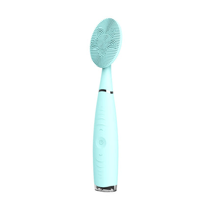 Noir Glow face brush lifestyle skincare shot