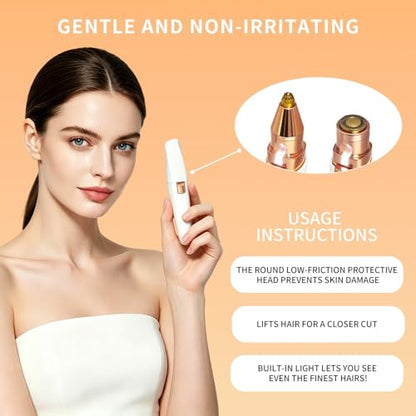 2-in-1 Electric Eyebrow Trimmer Lady Shaver