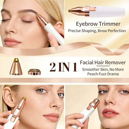 2-in-1 Electric Eyebrow Trimmer Lady Shaver