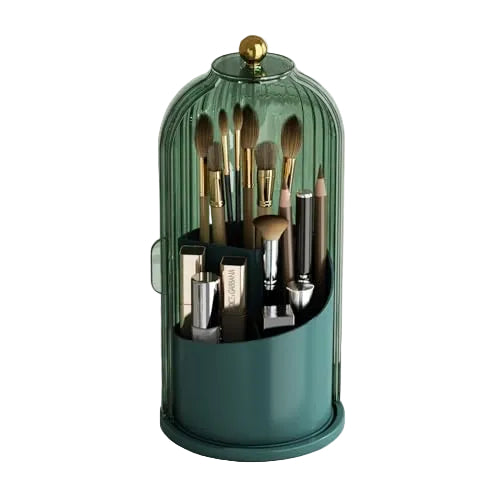 360* Rotating Makeup Brush Holder
