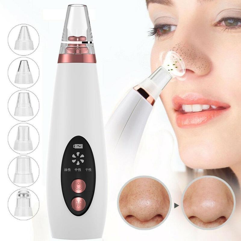 Noir Glow blackhead remover in use on nose