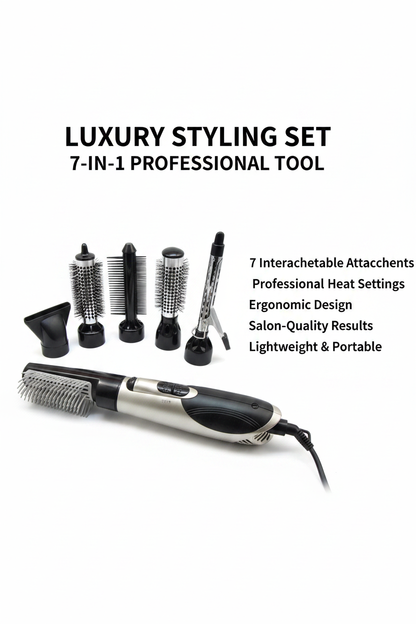  Noir Glow high power curling hair styling set