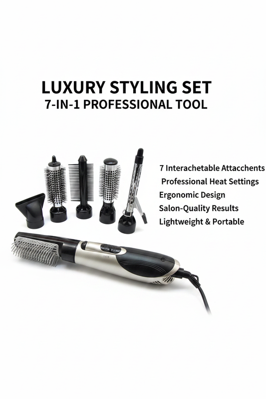  Noir Glow high power curling hair styling set